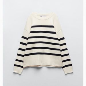 Zara Striped Knit Sweater